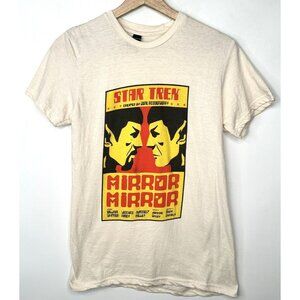Star Trek Mens T Shirt Mirror Mirror Spock Tan Loot Crate Short Sleeve Small
